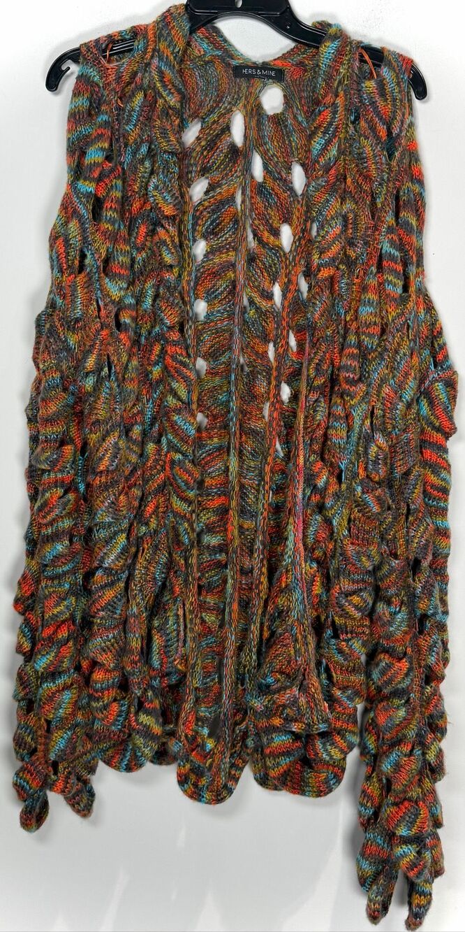Hers and mine cardigan size large